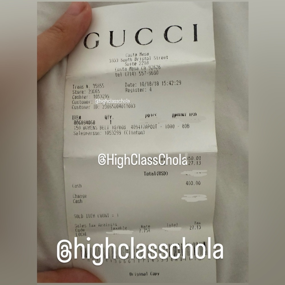 Gucci GG Marmont thin belt - Picture 6 of 6